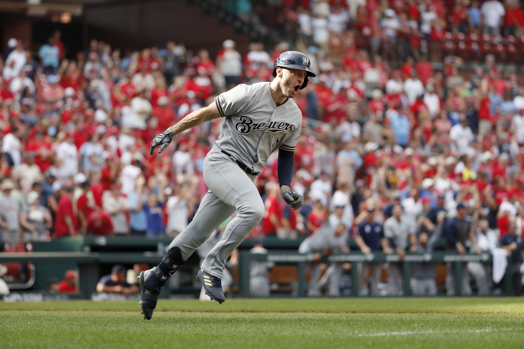 Brewers Cardinals Baseball